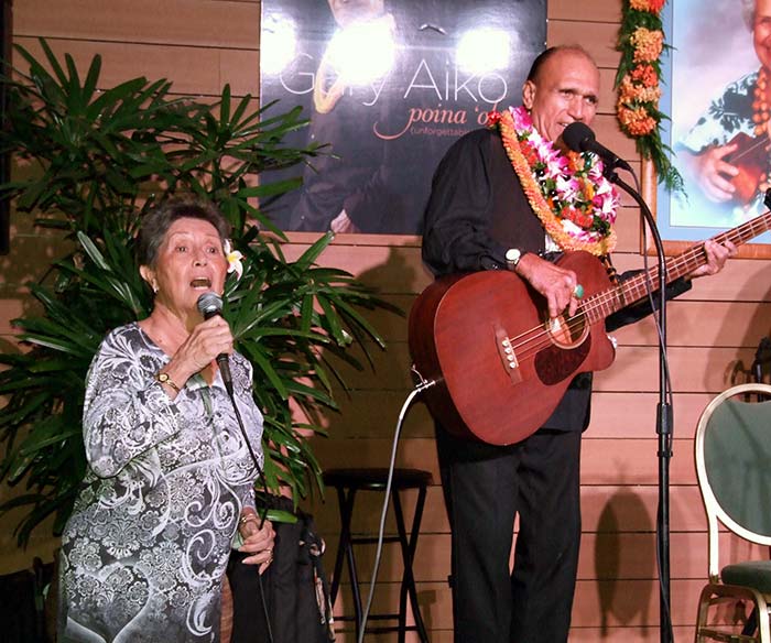 Nina Kealiiiwahamana and Gary Aiko